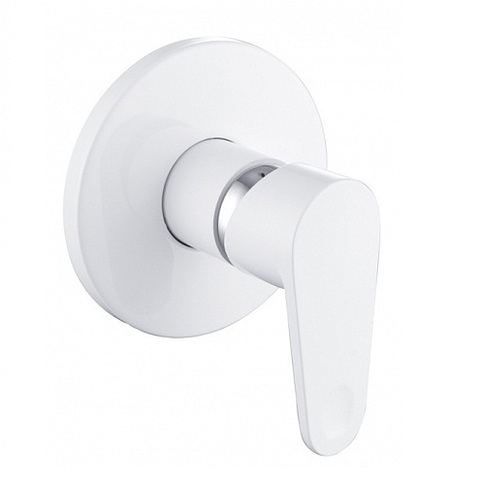 KorDi White Calcium KD S609P-D70 White Смеситель встраиваемый на 1 потребителя со встраиваемой частью