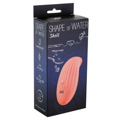 Розовый клиторальный вибратор Shape of water Shell - 
