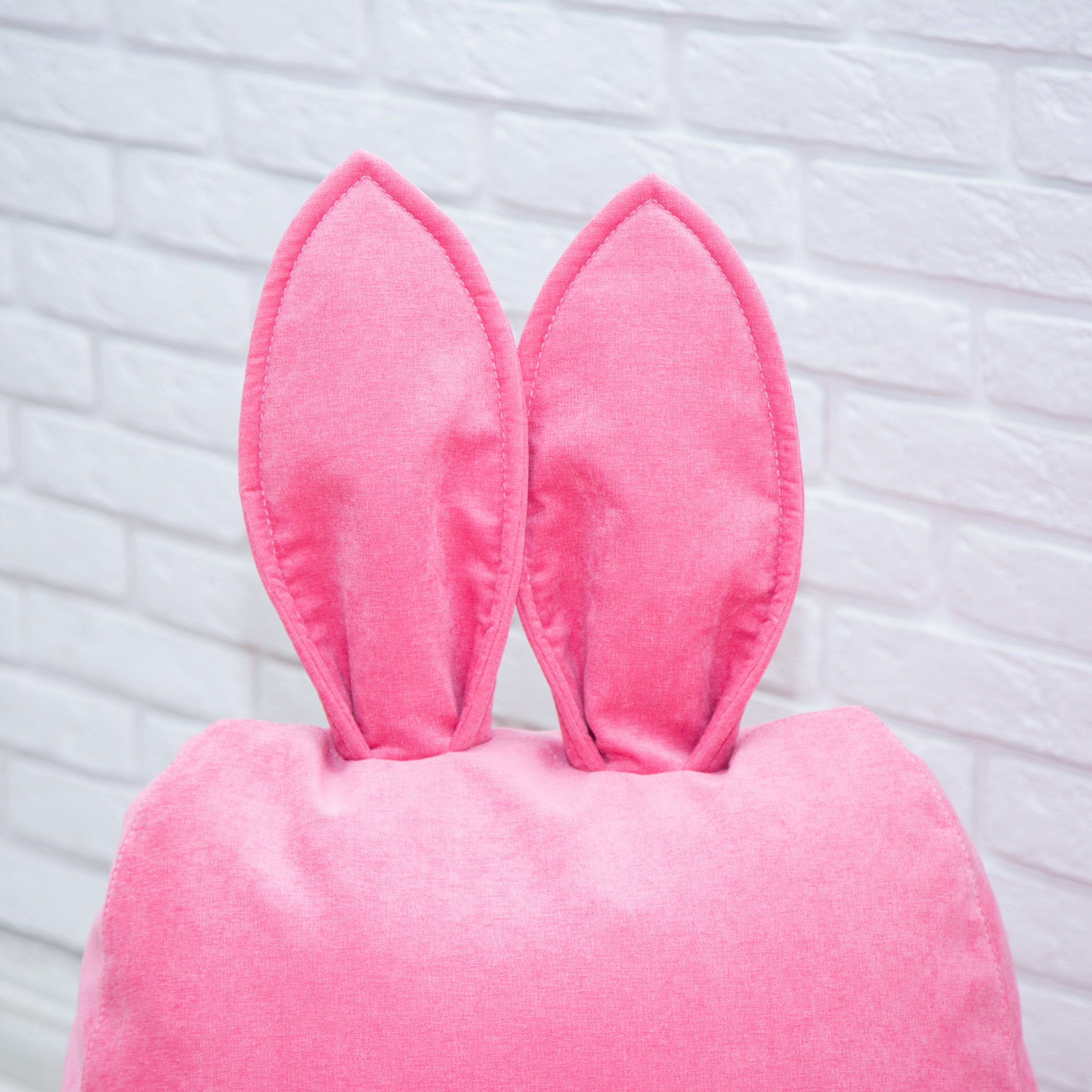 Кролик S  микровельвет (розовый)