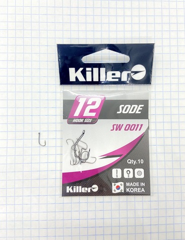 Крючок KILLER SODE № 12 продажа от 10 шт.