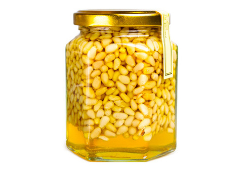 Мед с кедровым орехом, 300г