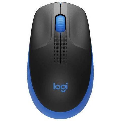 Мышка Logitech M190 Black/Blue беспроводная