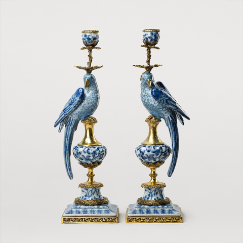 ПОДСВЕЧНИКИ DC BLUE PARROTS СЕТ ИЗ 2 ШТ