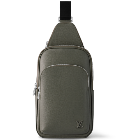 Сумка-слинг Louis Vuitton Avenue NM кожа Taiga Green