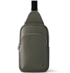 Сумка-слинг Louis Vuitton Avenue NM кожа Taiga Green