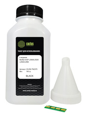 Тонер Cactus CS-RK-TN2375 черный флакон 140гр. (в компл.:флажок) для принтера Brother DCP L2500/L2520/L2540/L2560