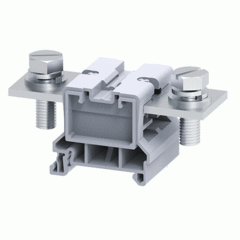 Проходная клемма с креплением проводника до 120 мм.кв. болтом М10 к контактной площадке 269/1000V