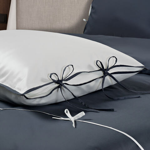 Комплект наволочек 2шт 50х70 Sharmes Luca белый/антрацит