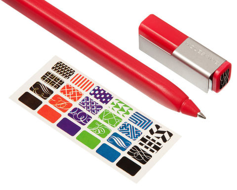 Ручка-роллер Moleskine Classic Plus, красный (EW61RF907)