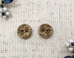 Пуговицы костюмные кокос, d 1,5 см