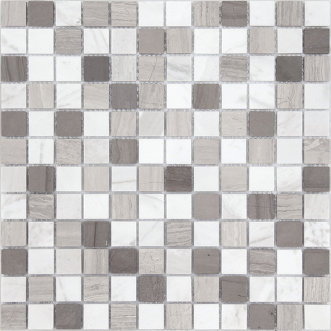 Мозаика LeeDo Caramelle: Pietrine - Pietra Mix 3 матовая 29,8x29,8x0,4 см (чип 23x23x4 мм)