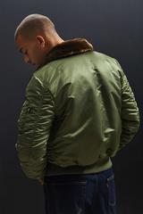Куртка Alpha Industries B-15 Slim Fit Sage Green (Зеленая)