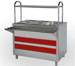 Мармит МЛОЭ/МВ5/ВН Онега 2-х блюд 5 гастроемкостей