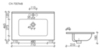 Ceramica Nova CN7007MB Раковина накладная прямоугольная Element 710*465*180мм