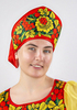 Русский народный кокошник Хохлома Осень расписная_1