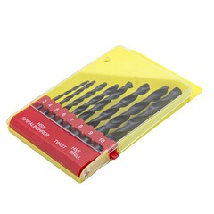 36-8-305 Набор сверл по металлу, 3,0-10,0 мм, заточка 118o, HSS, 8 предметов, пластиковый бокс (РемоКолор)