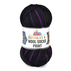 WOOL SOCKS PRINT S41-06