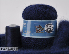 Пряжа "Норка" длинноворсовая, Пух норки-90% Полиамид-10%