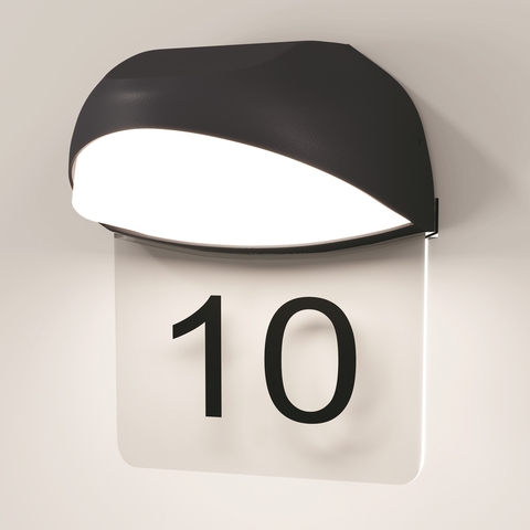 Уличный настенный светодиодный светильник Maytoni Gloss O447WL-L7GF3K