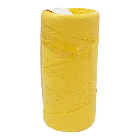 Шпагат бумажный для оформления подарков Alstad, 100 м, бумага, желтый