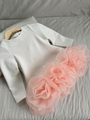 Платье "Rose", Молоко