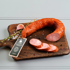 Колбаса варено-копченая «Вишнивецкая» / 400 гр