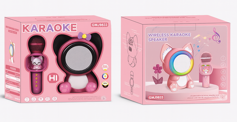 Караоке детское с микрофоном + свет 25*24