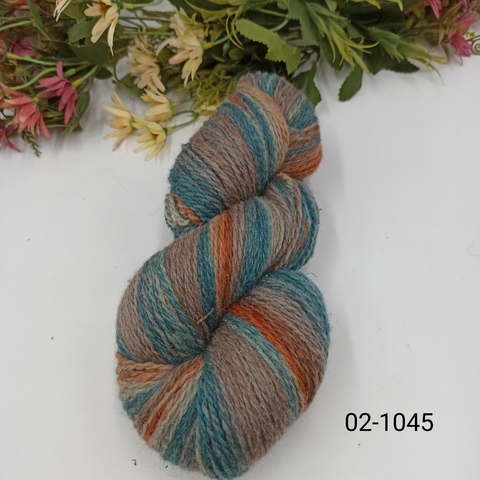 Дундага 6/2 шерсть секционного окрашивания 02-1045