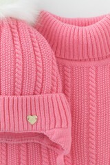 комплект  для девочки  КВ 22013/ш/ярко-розовый