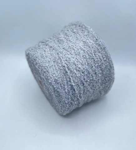 Pecci filati (пр.Италия),art. Spuma melange, 260/100гр, 39% Шерсть, 22% Альпака, 25% Акрил, 13% Полиамид,1% Эластана, цвет-Серый меланж. арт.36718