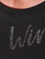 Нарядная футболка с блестящим принтом  D49.135 (131419)