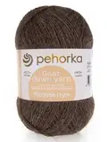 Пряжа Пехорка Козий пух 371 натуральный серый