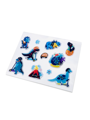 Стикерпак объемный m-cro Скутерзавры, 110/145 мм