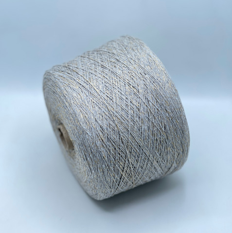 Lanificio dell Olivo, Cotton lux. 300м, 60% Хлопок, 40% Полиамид, Серый,неоднотонный.37758