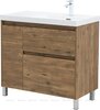 Aquanet 365930 Тумба с раковиной Nova Lite 2.0 90 R напольная цв. дуб рустикальный (365930)