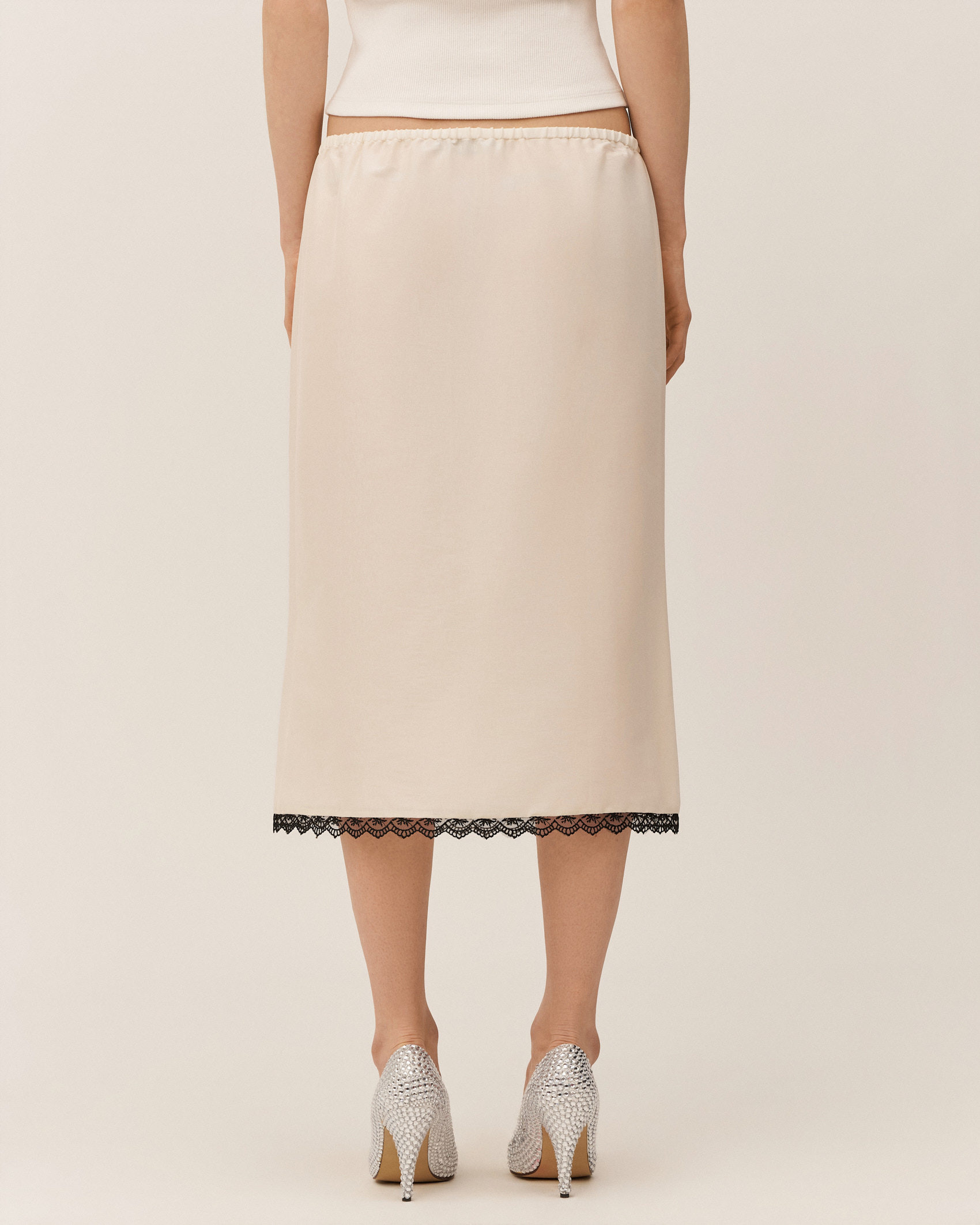 Юбка миди на резинке