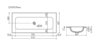 Ceramica Nova Grace CN7019WX Раковина накладная без отверстия под смеситель, 91x45.7