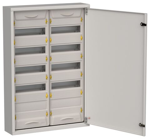 TITAN 5 Корпус мет. ЩРн-120 (2х60) 835х570х140 IP31 сер IEK