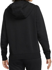 Женская толстовка Nike Sportswear Club Fleece Full Zip Hoodie - black/white
