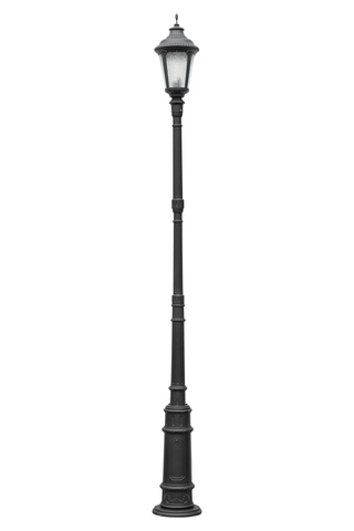 Столб 1- головый h3110мм Munich-2M черный (B)