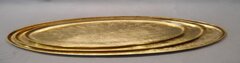 Поднос овальный 58x29см Cor Mulder Oval Plate золотой