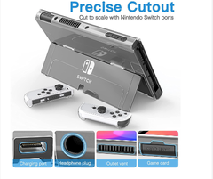 Защитный набор 7 в 1 с ремешком для Nintendo Switch (OLED модель)