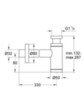 GROHE 29509KF0 Сифон для раковины 1 1/4", латунь, фантомный чёрный