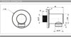 Villeroy&Boch TVC000456000K5 TVC000456000K5 Выпуск для душа 1/2'', Материал: Латунь, Чёрный матовый (ДО ОКОНЧАНИЯ ОСТАТКОВ)
