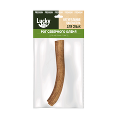 Lucky bits лакомство для собак Рог Оленя S мелких пород собак 50-90 гр