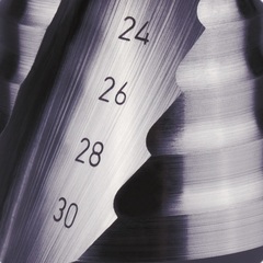 Сверло ступенчатое 4-20мм (Спиральное) HSS-G TiALN 9ступ. L75мм хв. 8мм Ruko 101051F