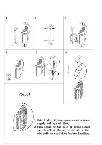 Настенный светильник Lightstar Acquario 752634