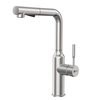 Lemark LM5085S Смеситель для кухни с вытяжным изливом, 2-х режимный аэратор, высота излива 31 см, длина 26 см, нерж. сталь
