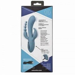 Вибратор тройного действия CalExotics III Triple Ecstasy, 11.5 см x 3.75 см