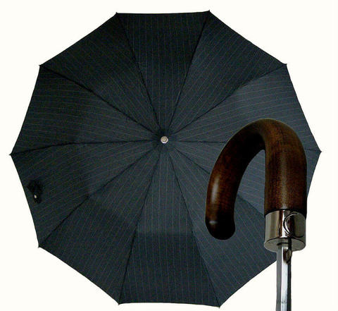Зонт складной Guy de Jean 7036-strip Poignee Bois